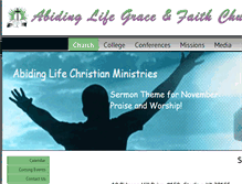 Tablet Screenshot of abidinglife.net